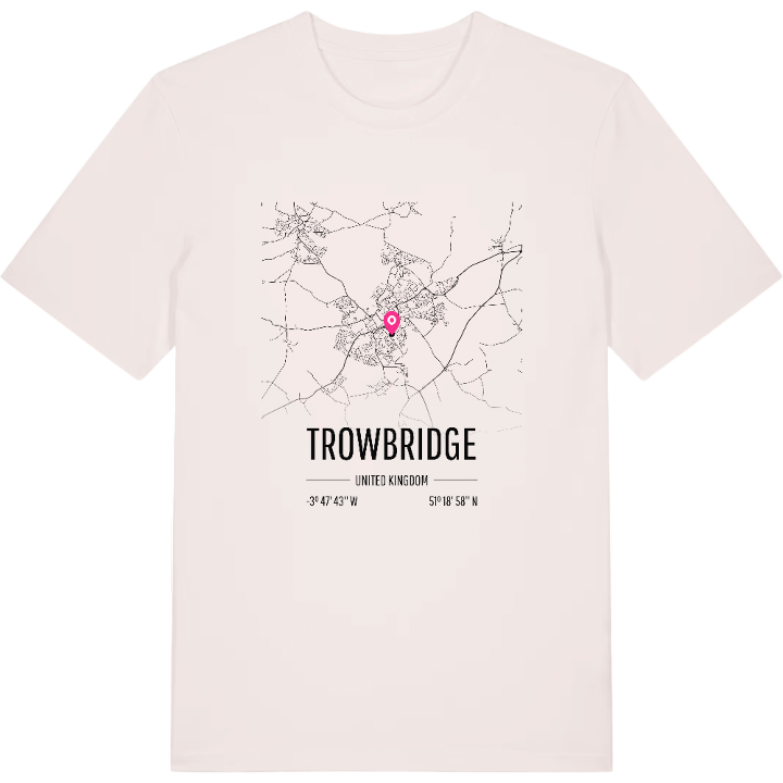 Trowbridge karta t-shirt – t-shirt från PinShirt