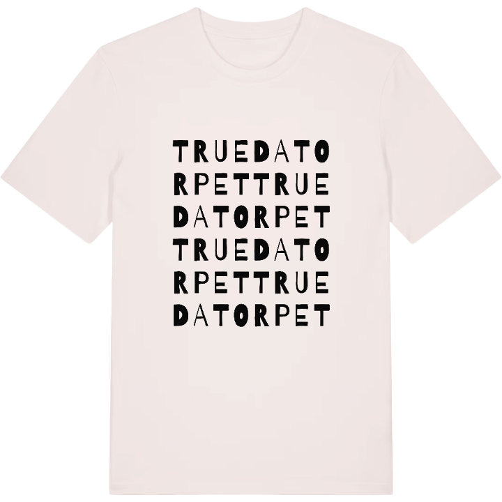 Truedatorpet ordlek t-shirt – t-shirt från PinShirt
