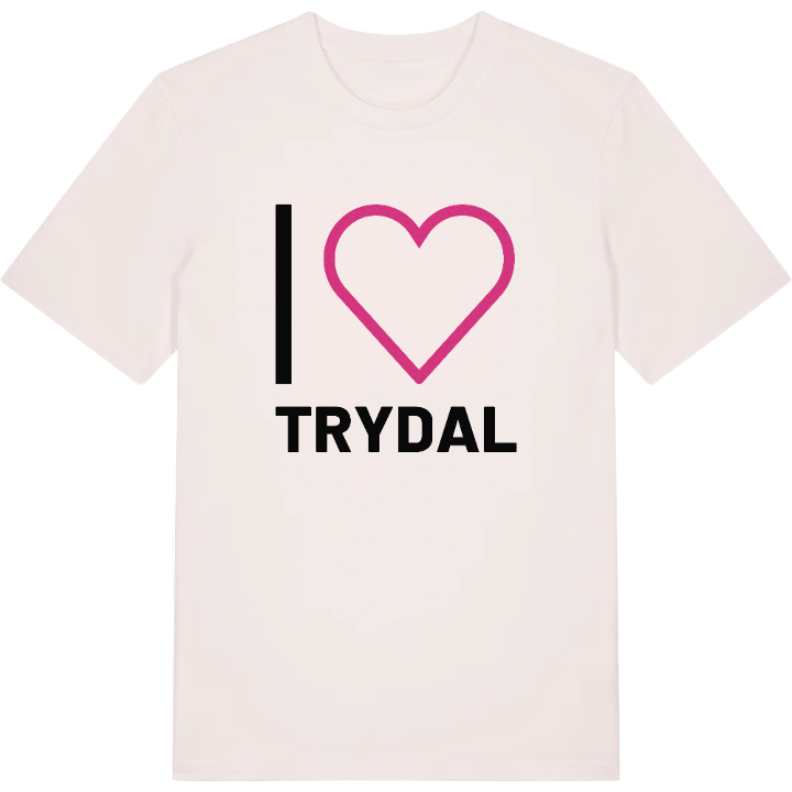 Jag älskar Trydal t-shirt stort tryck – t-shirt från PinShirt