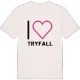 Jag älskar Tryfall t-shirt stort tryck