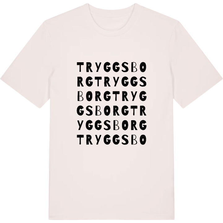Tryggsborg ordlek t-shirt – t-shirt från PinShirt