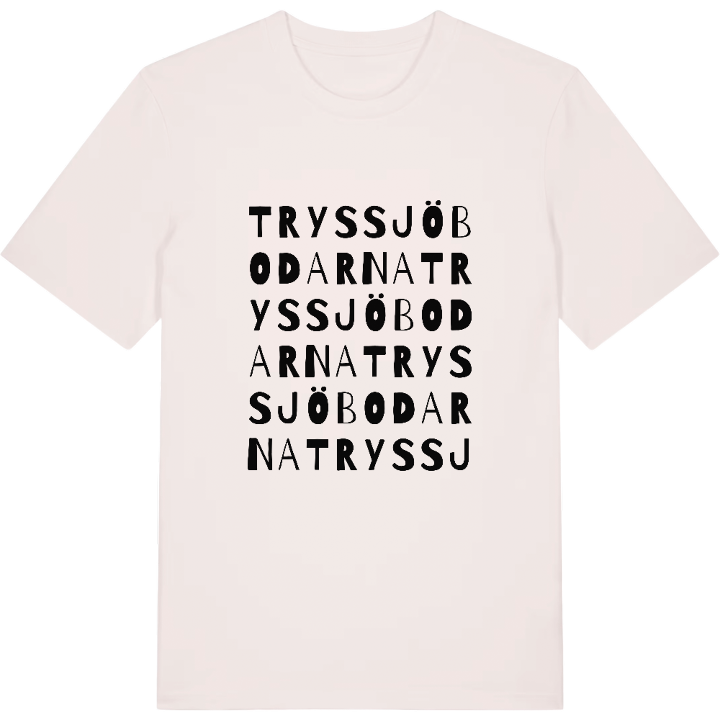Tryssjöbodarna ordlek t-shirt – t-shirt från PinShirt