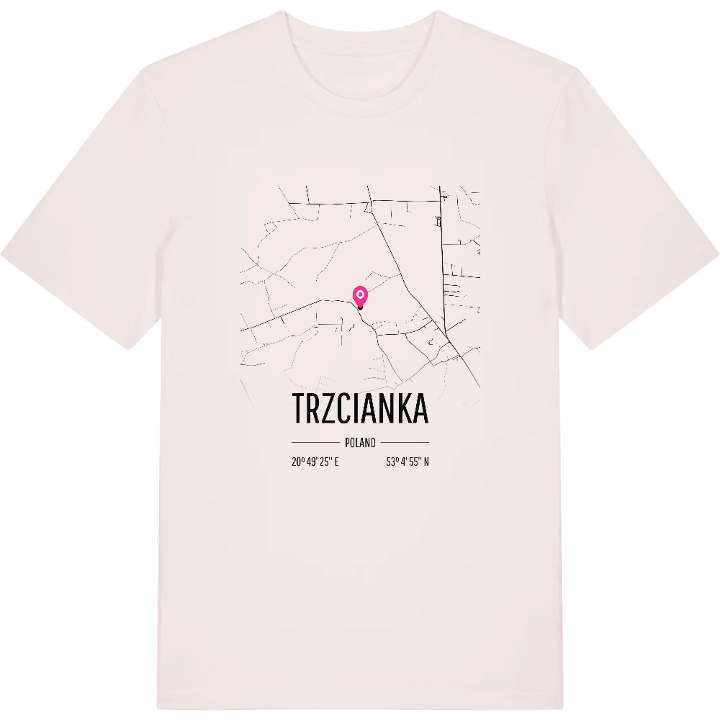 Trzcianka karta t-shirt – t-shirt från PinShirt