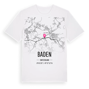 Baden karta t-shirt – ekologisk bomull t-shirt från Pinshirt