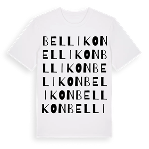Bellikon ordlek t-shirt – ekologisk bomull t-shirt från Pinshirt