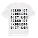 Bergdietikon ordlek t-shirt