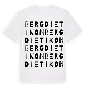 Bergdietikon ordlek t-shirt – ekologisk bomull t-shirt från Pinshirt