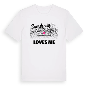 Någon i Bezirk Bremgarten älskar mig t-shirt – ekologisk bomull t-shirt från Pinshirt