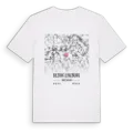 Bezirk Lenzburg karta t-shirt