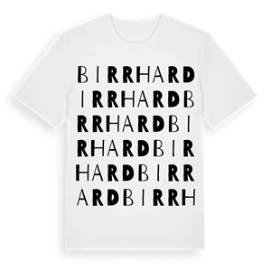 Birrhard ordlek t-shirt – ekologisk bomull t-shirt från Pinshirt