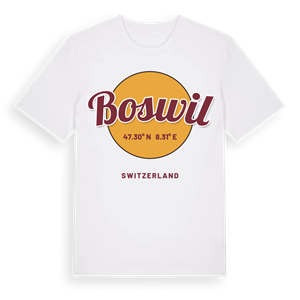 Boswil cirkel t-shirt – ekologisk bomull t-shirt från Pinshirt