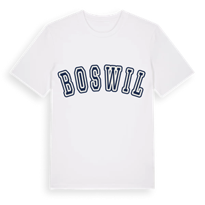 Boswil college t-shirt – ekologisk bomull t-shirt från Pinshirt