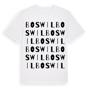 Boswil ordlek t-shirt – ekologisk bomull t-shirt från Pinshirt