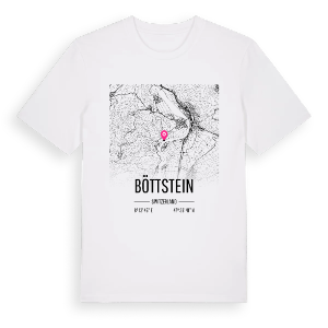 Böttstein karta t-shirt – ekologisk bomull t-shirt från Pinshirt