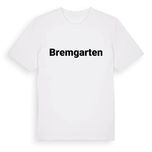 Bremgarten fetstil t-shirt – ekologisk bomull t-shirt från Pinshirt