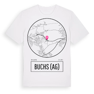 Buchs (AG) t-shirt – ekologisk bomull t-shirt från Pinshirt