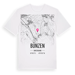 Bünzen karta t-shirt – ekologisk bomull t-shirt från Pinshirt