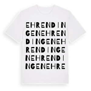 Ehrendingen ordlek t-shirt – ekologisk bomull t-shirt från Pinshirt