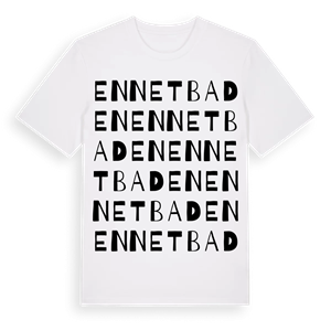 Ennetbaden ordlek t-shirt – ekologisk bomull t-shirt från Pinshirt