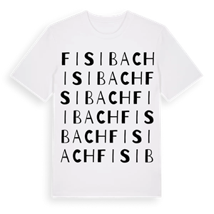 Fisibach ordlek t-shirt – ekologisk bomull t-shirt från Pinshirt