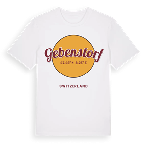 Gebenstorf cirkel t-shirt – ekologisk bomull t-shirt från Pinshirt