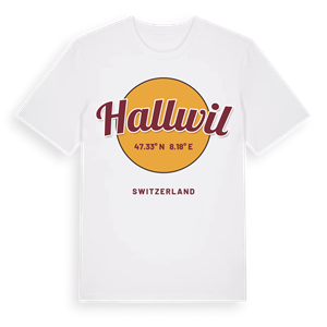 Hallwil cirkel t-shirt – ekologisk bomull t-shirt från Pinshirt