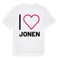 Jag älskar Jonen t-shirt stort tryck