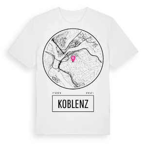 Koblenz t-shirt – ekologisk bomull t-shirt från Pinshirt