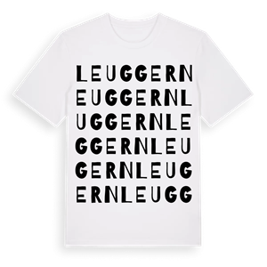 Leuggern ordlek t-shirt – ekologisk bomull t-shirt från Pinshirt
