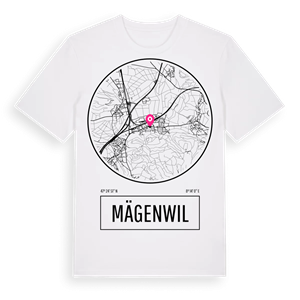 Mägenwil t-shirt – ekologisk bomull t-shirt från Pinshirt