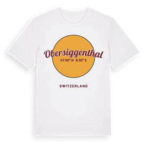 Obersiggenthal cirkel t-shirt – ekologisk bomull t-shirt från Pinshirt