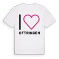 Jag älskar Oftringen t-shirt stort tryck