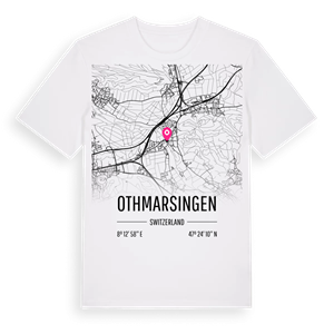 Othmarsingen karta t-shirt – ekologisk bomull t-shirt från Pinshirt