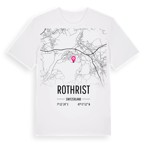 Rothrist karta t-shirt – ekologisk bomull t-shirt från Pinshirt