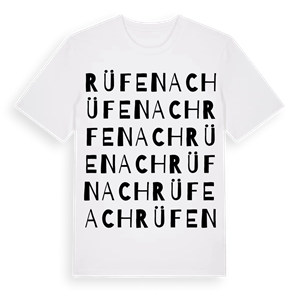 Rüfenach ordlek t-shirt – ekologisk bomull t-shirt från Pinshirt