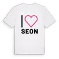 Jag älskar Seon t-shirt stort tryck