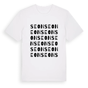 Seon ordlek t-shirt – ekologisk bomull t-shirt från Pinshirt