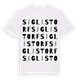 Siglistorf ordlek t-shirt
