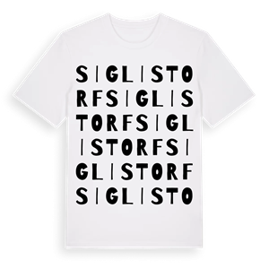 Siglistorf ordlek t-shirt – ekologisk bomull t-shirt från Pinshirt