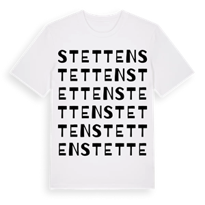 Stetten ordlek t-shirt – ekologisk bomull t-shirt från Pinshirt