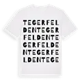 Tegerfelden ordlek t-shirt