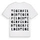 Tegerfelden ordlek t-shirt