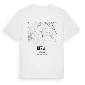 Uezwil karta t-shirt – ekologisk bomull t-shirt från Pinshirt