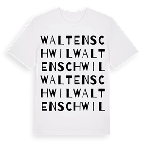 Waltenschwil ordlek t-shirt – ekologisk bomull t-shirt från Pinshirt