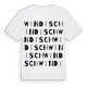 Windisch ordlek t-shirt