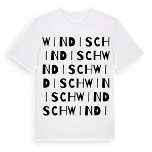 Windisch ordlek t-shirt – ekologisk bomull t-shirt från Pinshirt