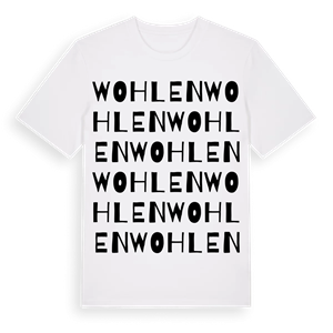 Wohlen ordlek t-shirt – ekologisk bomull t-shirt från Pinshirt