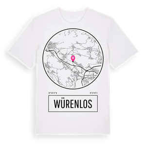 Würenlos t-shirt – ekologisk bomull t-shirt från Pinshirt