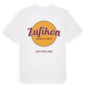 Zufikon cirkel t-shirt – ekologisk bomull t-shirt från Pinshirt
