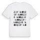 Zufikon ordlek t-shirt